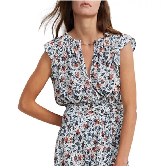 VELVET by Graham & Spencer —Rosetta Floral Printed Blouse - Picture 7 of 8